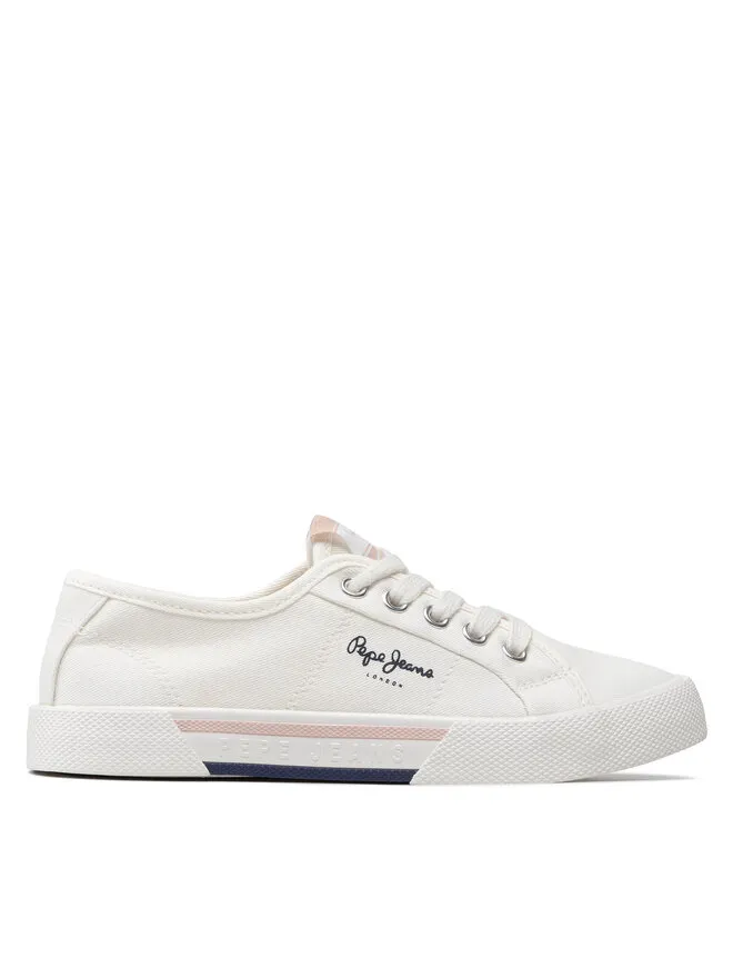 Pepe Jeans Πάνινα παπούτσια · Λευκό
