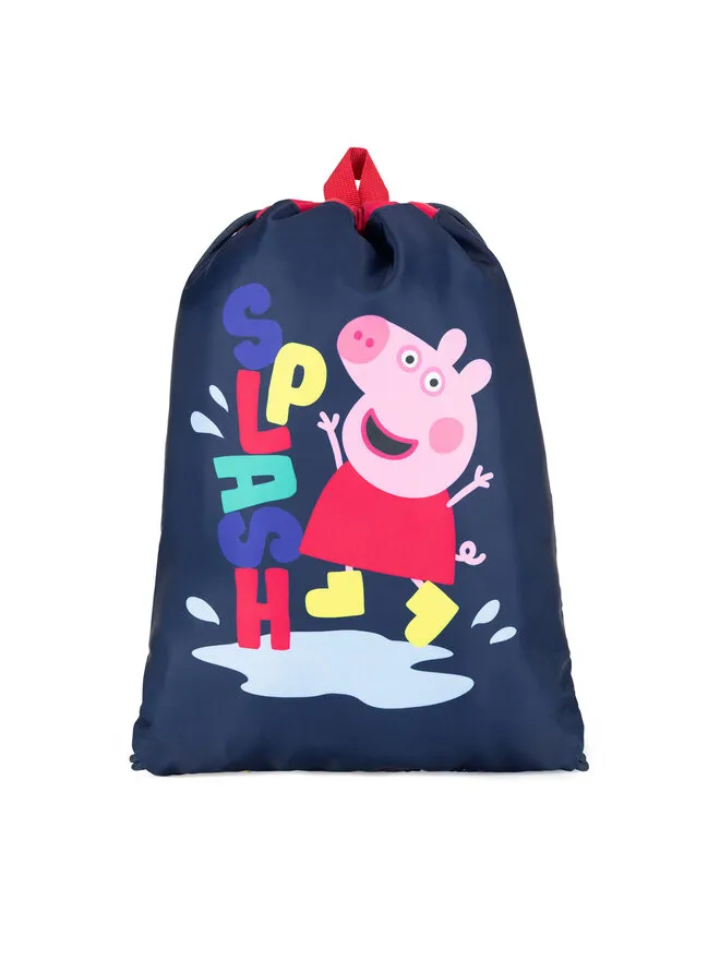 Peppa Pig Σακίδιο πλάτης πουγκί · Σκούρο μπλε