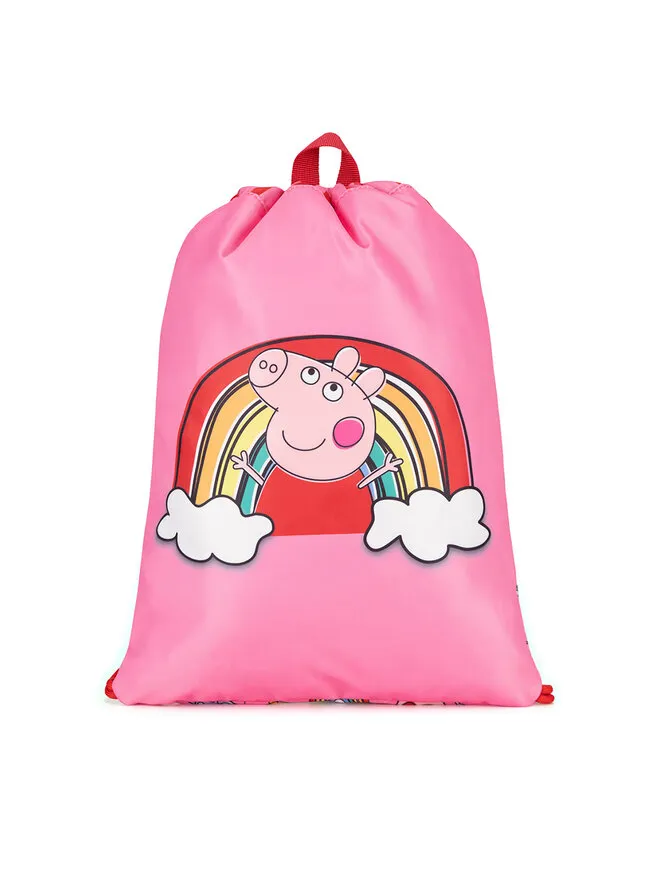 Peppa Pig Σακίδιο πλάτης πουγκί · Ροζ