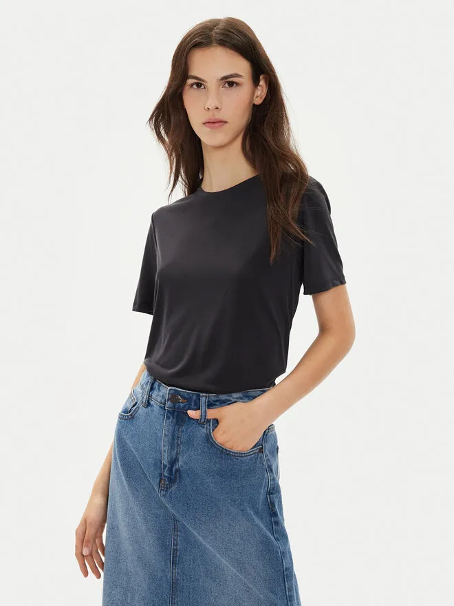 Pieces T-Shirt · Μαύρο