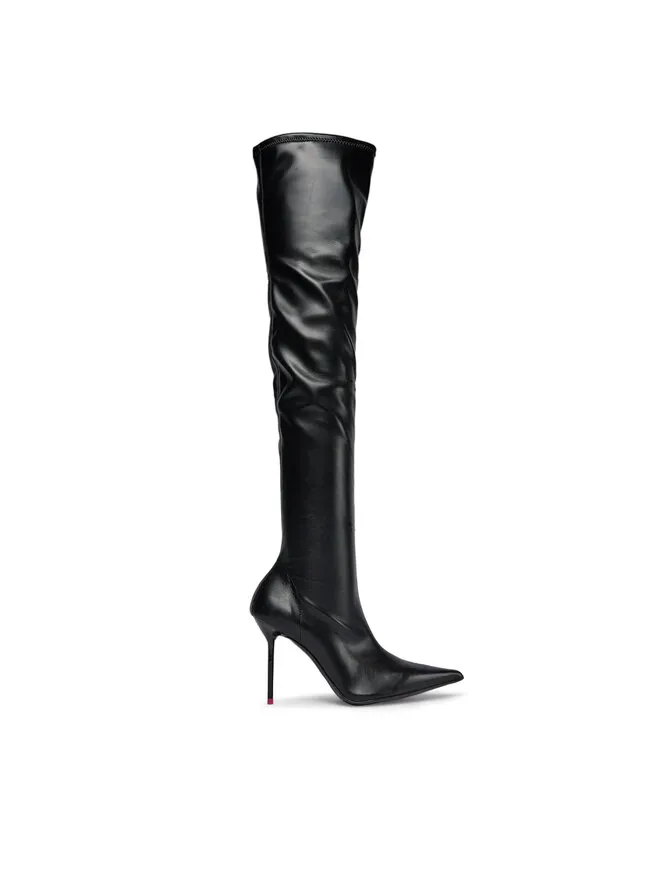 PINKO Μπότες πάνω από το γόνατο · Μαύρο · 9.5 cm