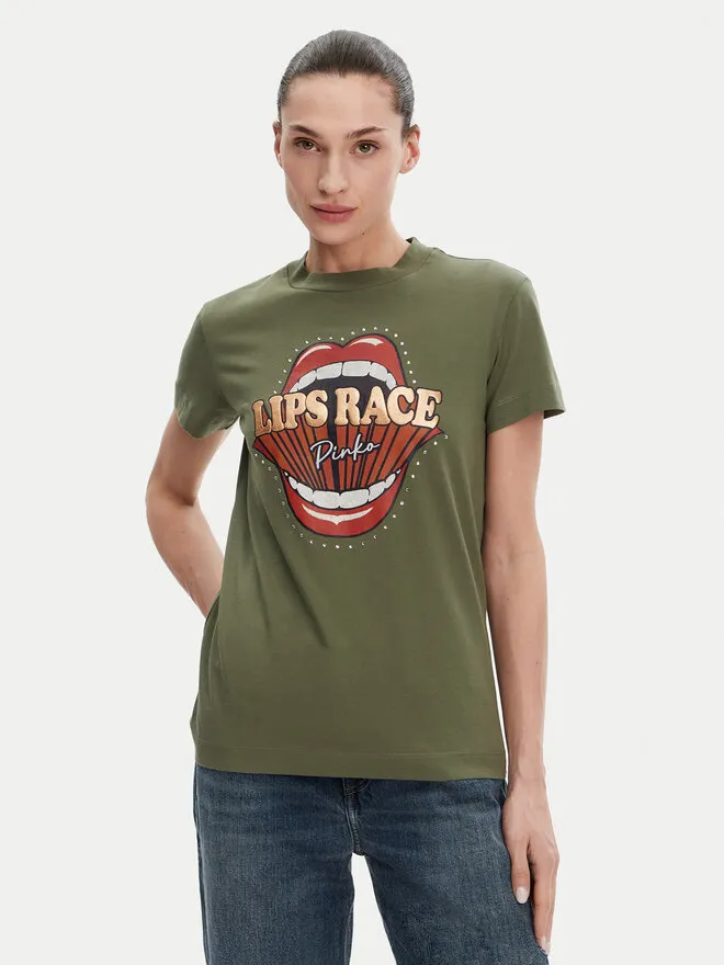 PINKO T-Shirt · Χακί