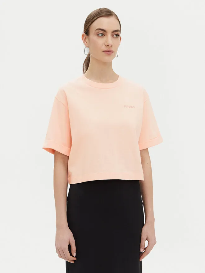 PINKO T-Shirt · Κοραλλί