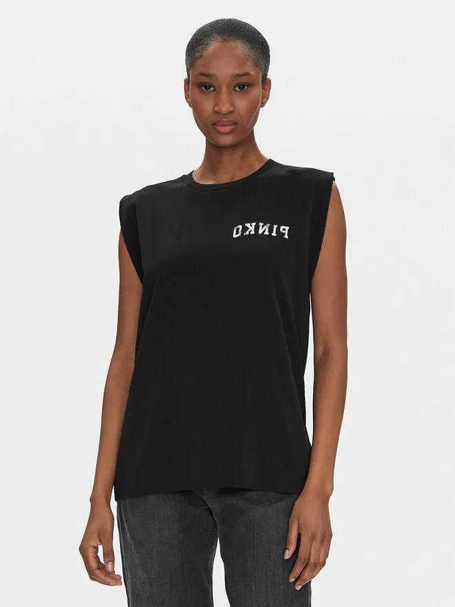 PINKO T-Shirt · Μαύρο