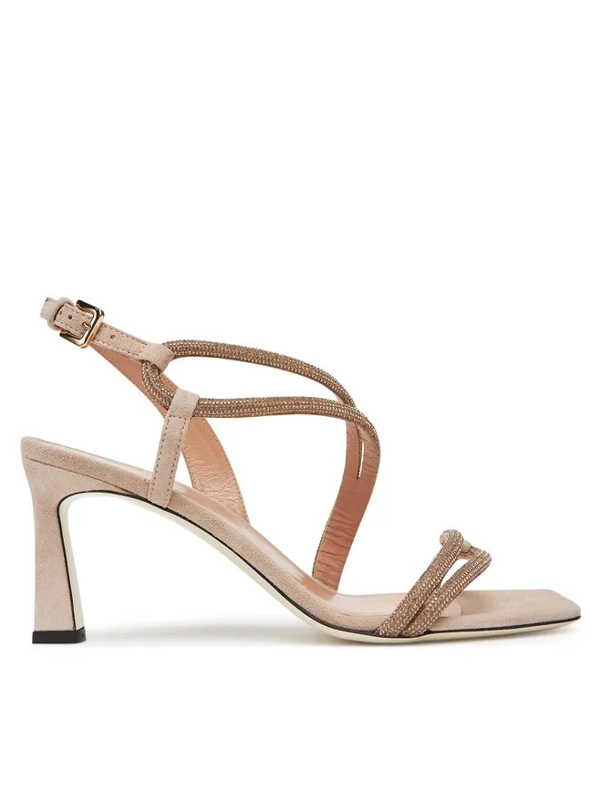 Pollini Σανδάλια · Μπεζ · 8 cm