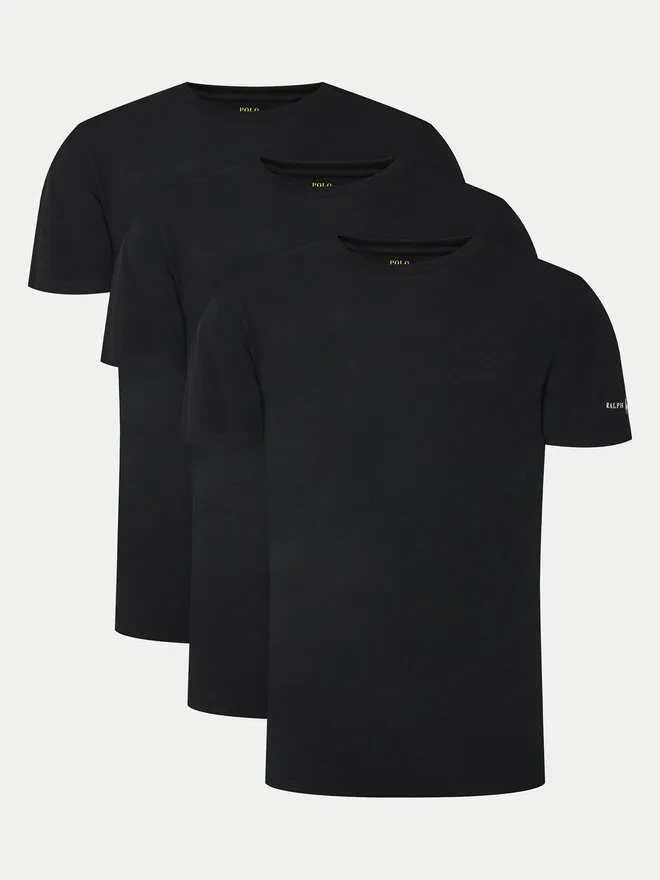 Polo Ralph Lauren Σετ 3 T-Shirts · Μαύρο