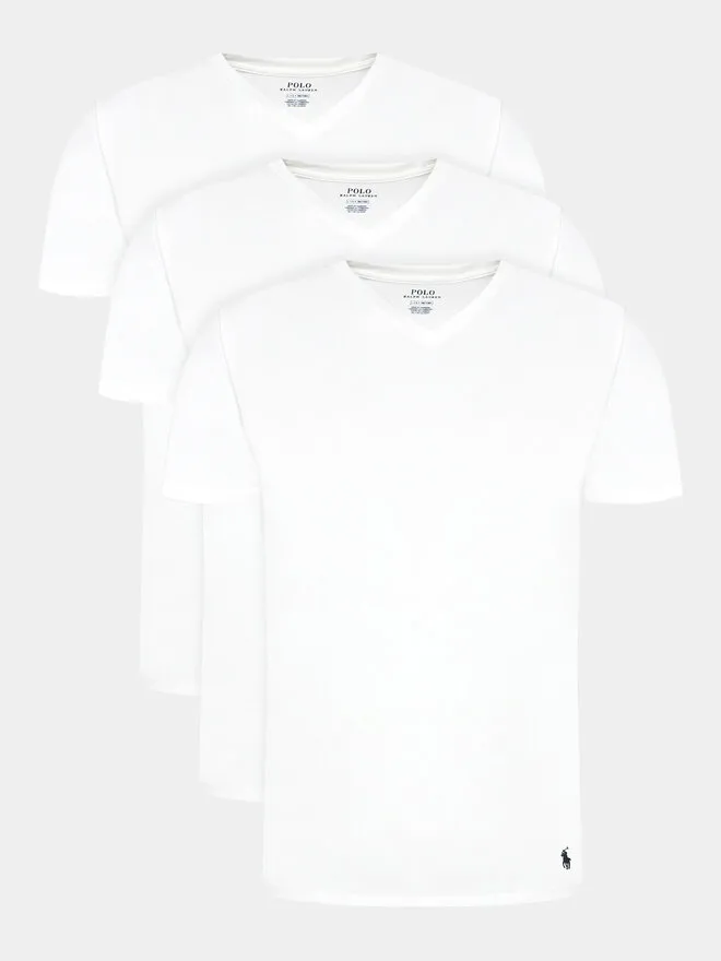 Polo Ralph Lauren Σετ 3 T-Shirts · Λευκό