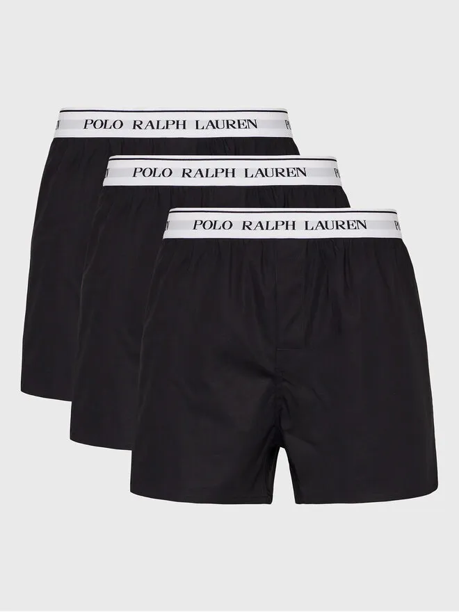Polo Ralph Lauren Σετ μποξεράκια 3 τμχ · Μαύρο