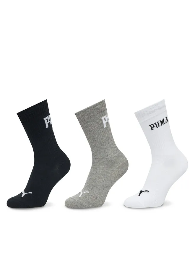 Puma Σετ 3 ζευγάρια ψηλές κάλτσες unisex · Έγχρωμο