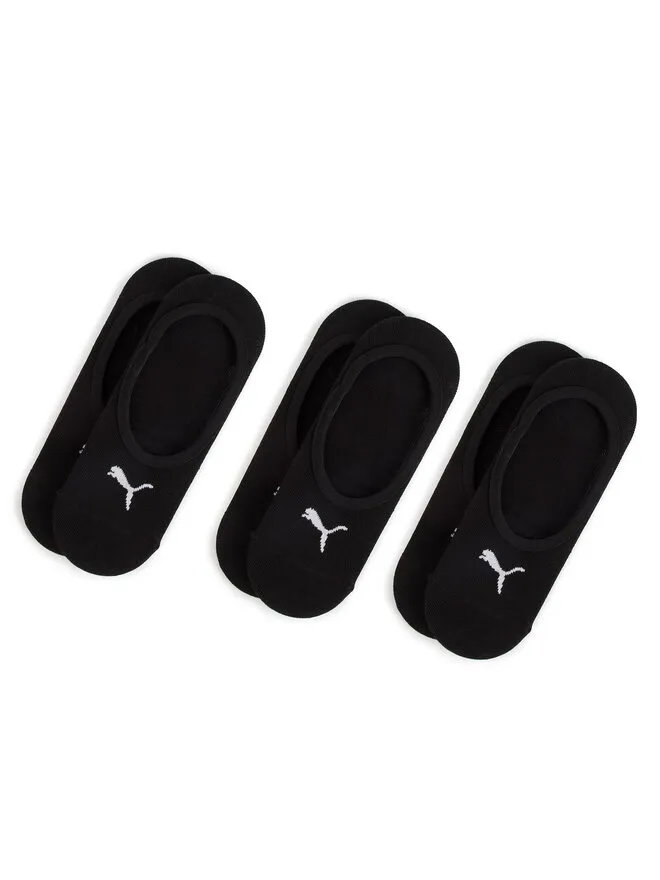 Puma Σετ 3 ζευγάρια κάλτσες σοσόνια γυναικεία · Μαύρο