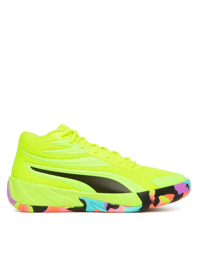 Puma Μπασκετικά Παπούτσια Court Pro Marble 311394 02 Κίτρινο