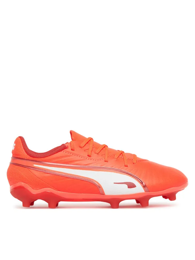 Puma Ποδοσφαιρικά Παπούτσια King Match Fg/Ag Jr 108320 01 Πορτοκαλί