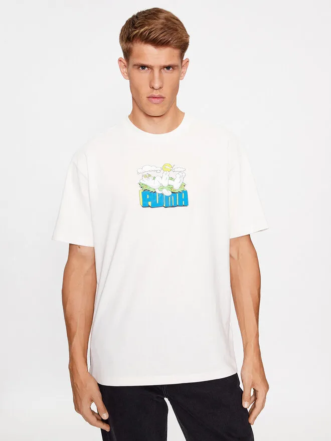 Puma T-Shirt · Εκρού