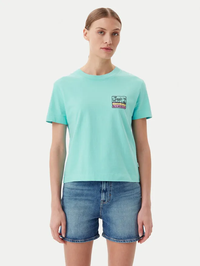 Quiksilver T-Shirt · Τυρκουάζ