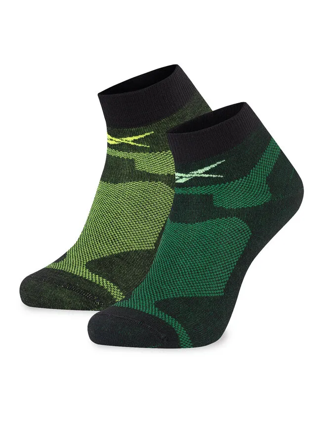 Reebok Σετ 2 ζευγάρια κοντές κάλτσες unisex · Μαύρο