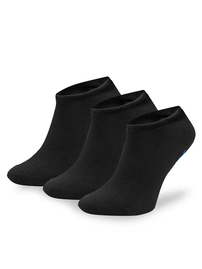 Σετ 3 ζευγάρια κοντές κάλτσες unisex · Μαύρο