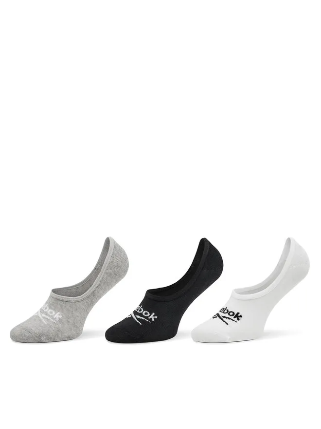Reebok Σετ 3 ζευγάρια κάλτσες σοσόνια unisex · Έγχρωμο