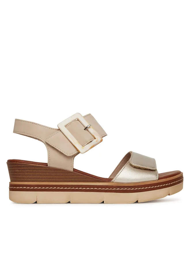 Σανδάλια · Μπεζ · 6 cm