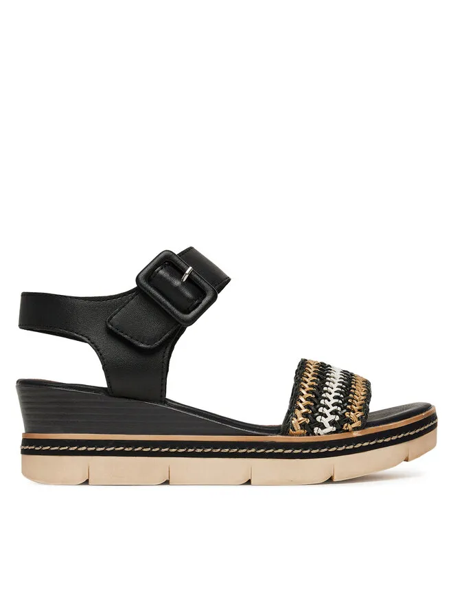 Σανδάλια · Μαύρο · 6 cm