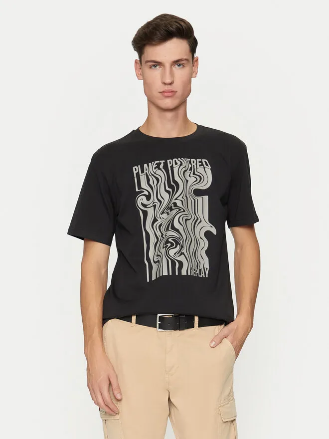 REPLAY T-Shirt · Μαύρο