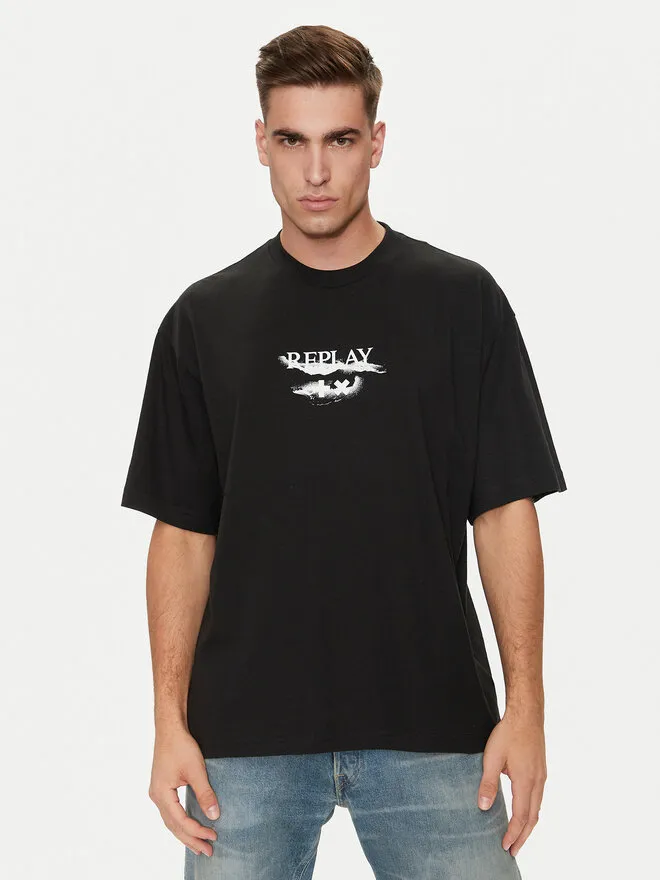 REPLAY T-Shirt · Μαύρο
