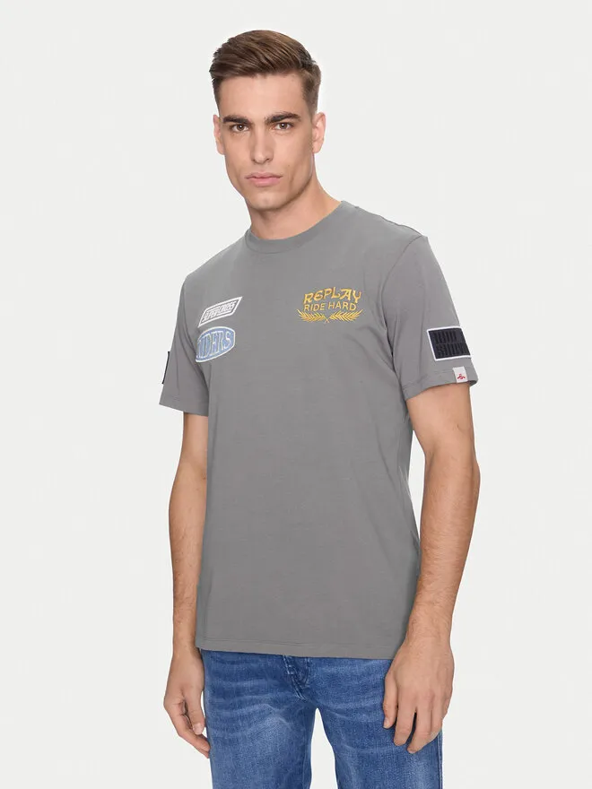 REPLAY T-Shirt · Γκρι