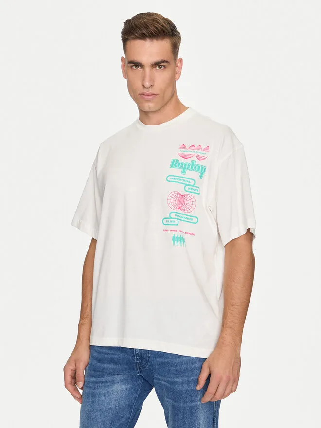 REPLAY T-Shirt · Λευκό