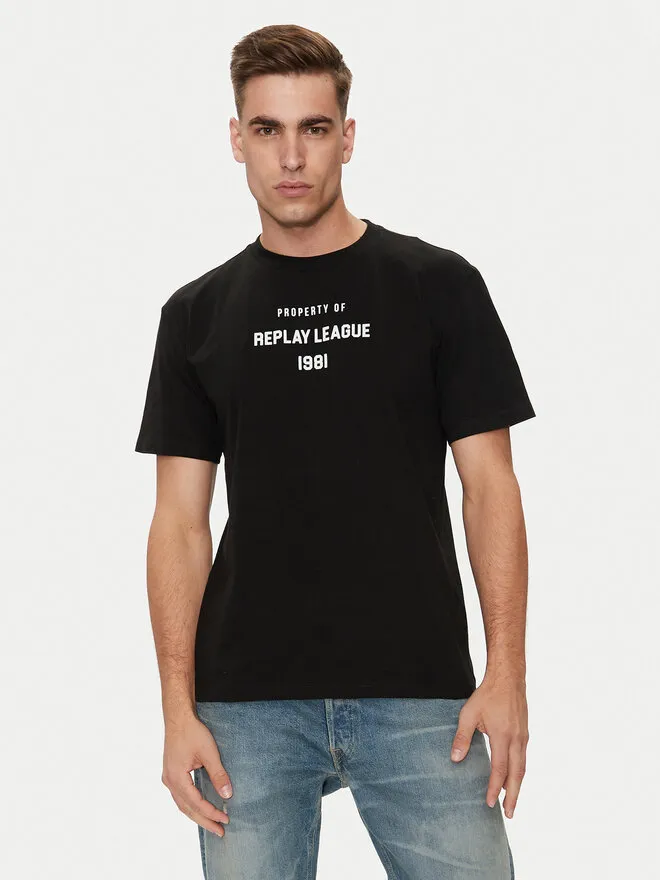 REPLAY T-Shirt · Μαύρο