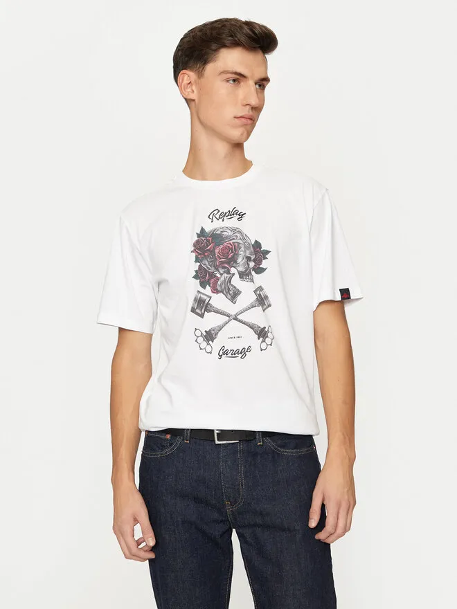REPLAY T-Shirt · Λευκό