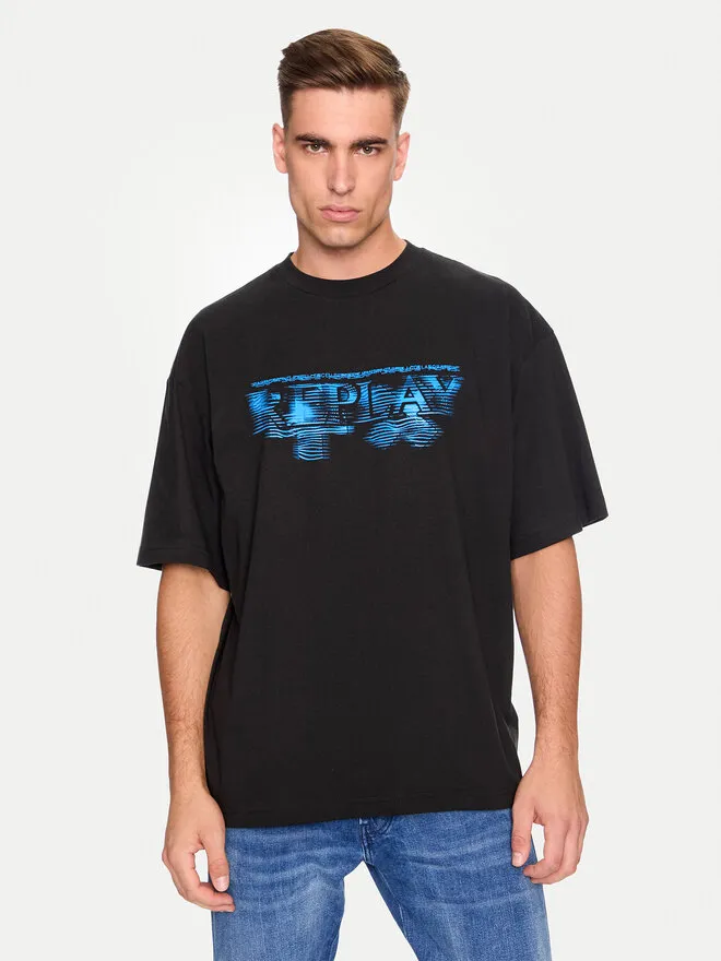 REPLAY T-Shirt · Μαύρο