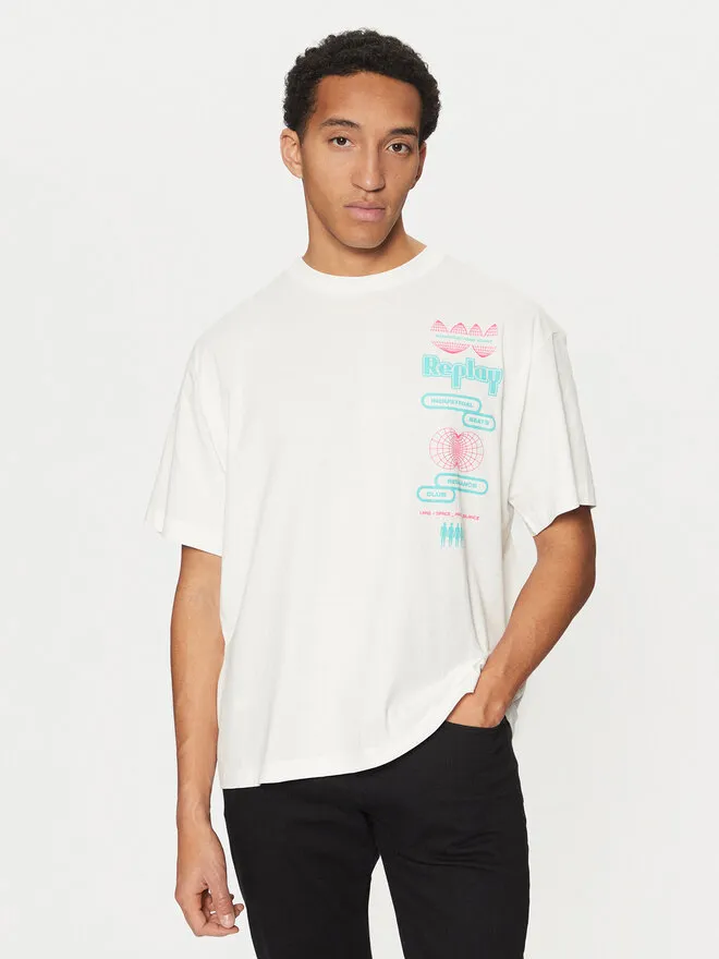 REPLAY T-Shirt · Λευκό