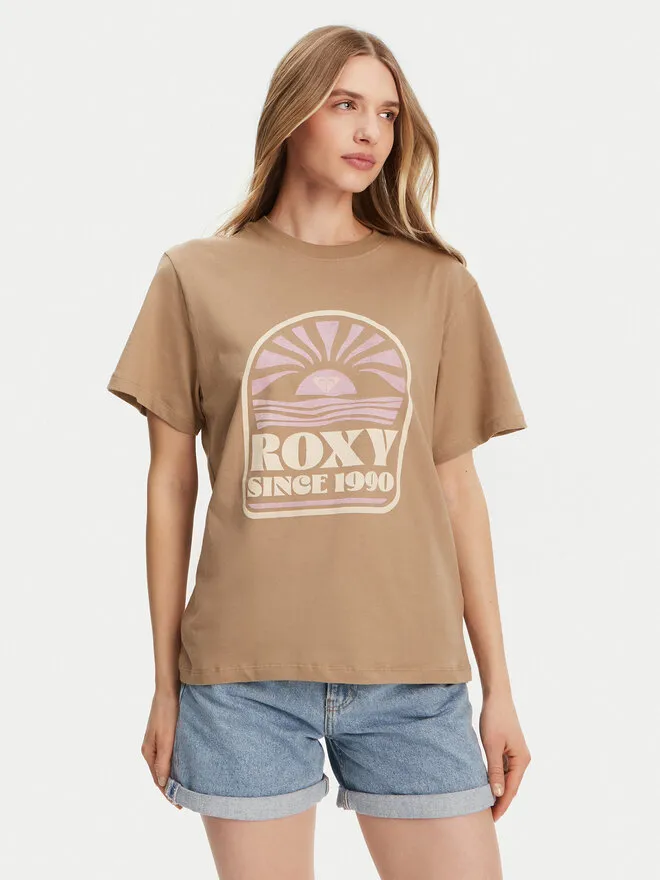 Roxy T-Shirt · Καφέ