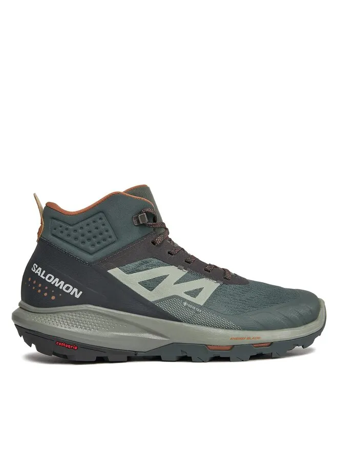 Salomon Παπούτσια πεζοπορίας · Outpulse Mid GORE-TEX L47297600 · Πράσινο