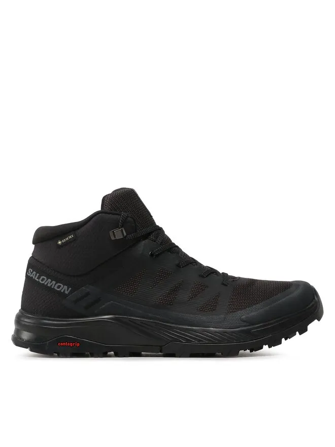 Salomon Παπούτσια πεζοπορίας · Outrise Mid Gtx L47143500 · Μαύρο
