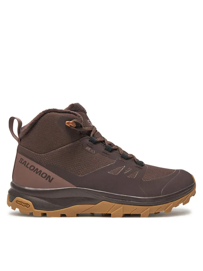 Salomon Παπούτσια πεζοπορίας · Outsnap Climasalomon™ Waterproof L47685100 · Καφέ