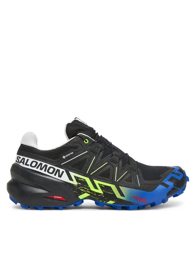 Salomon Παπούτσια για Τρέξιμο Speedcross 6 Gore-Tex Fan Fire L47832200 Μαύρο