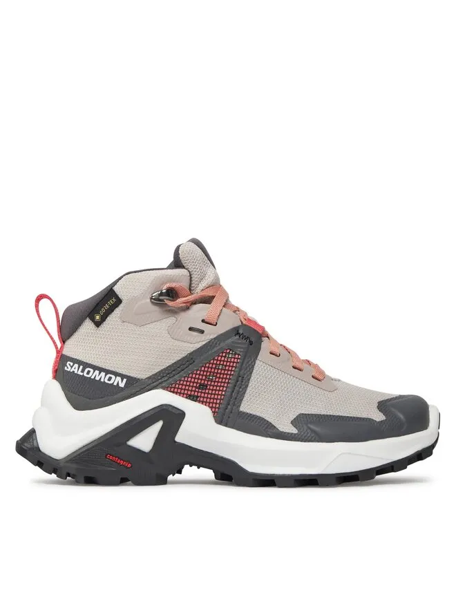 Salomon Παπούτσια πεζοπορίας · X Raise Mid GORE-TEX L47071500 · Γκρι