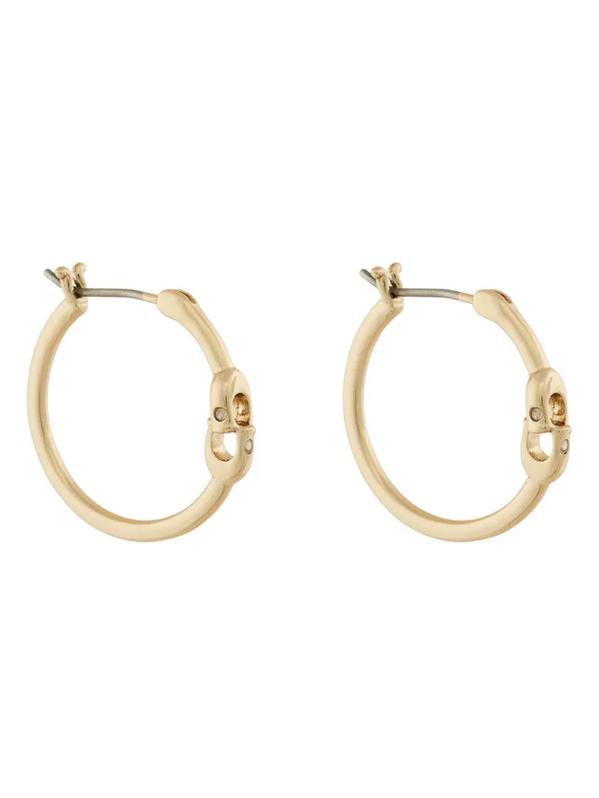 Σκουλαρίκια Signature Hoop Earrings 37408160GLD710 Χρυσό
