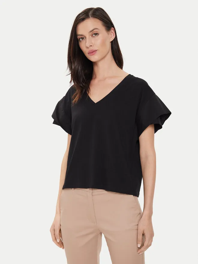 Sisley T-Shirt · Μαύρο