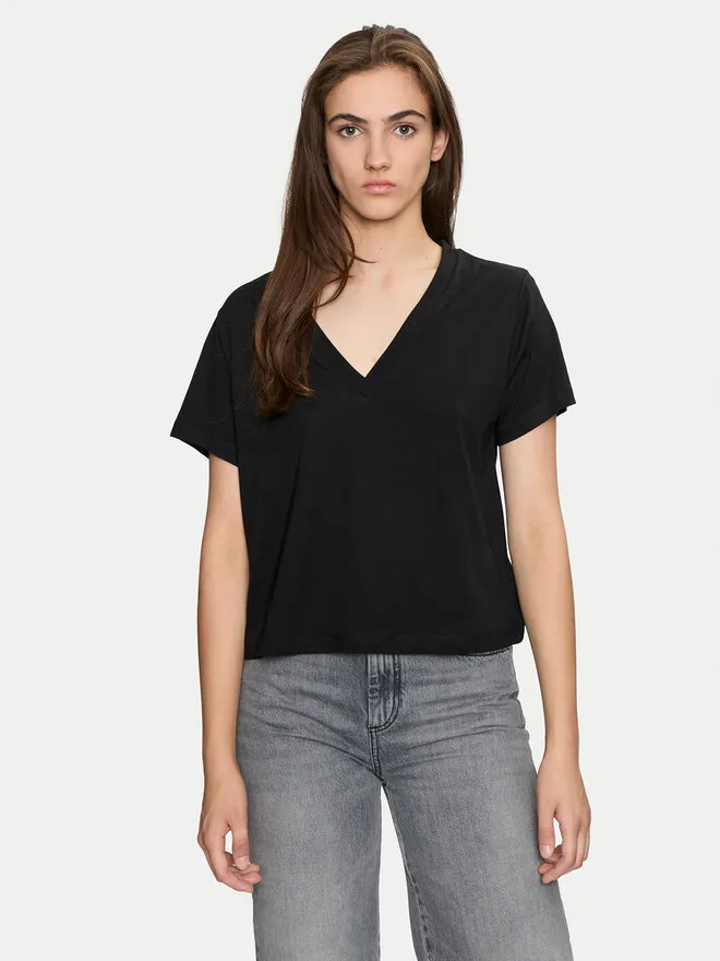 Sisley T-Shirt · Μαύρο