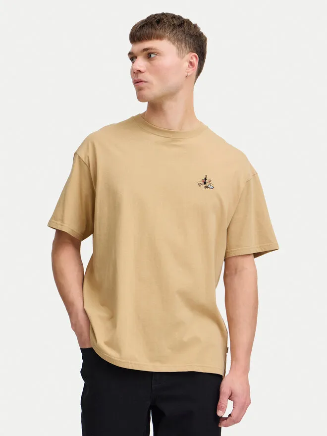 Solid T-Shirt · Καφέ