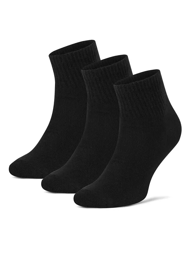 Sprandi Σετ 3 ζευγάρια κοντές κάλτσες unisex · Μαύρο