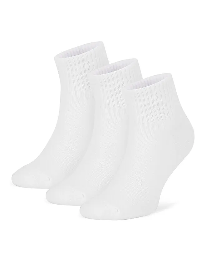 Sprandi Σετ 3 ζευγάρια κοντές κάλτσες unisex · Λευκό