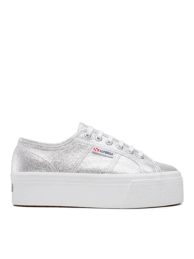 Superga Πάνινα παπούτσια · Ασημί
