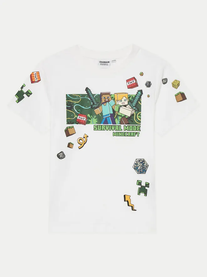 T-Shirt · Minecraft · Λευκό