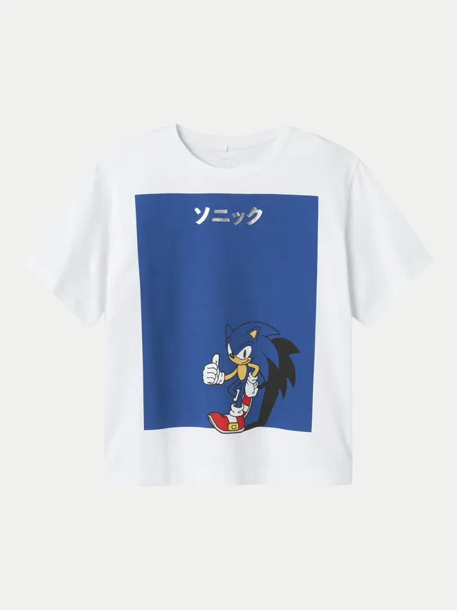 T-Shirt · Sonic The Hedgehog · Λευκό