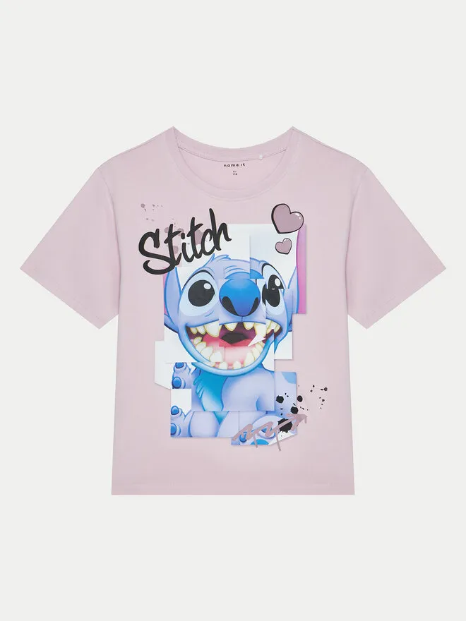 T-Shirt · Stich · Ροζ