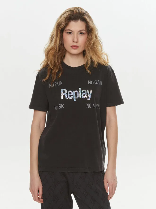 T-Shirt · Μαύρο
