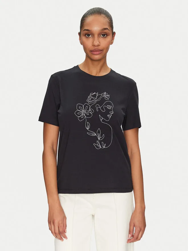 T-Shirt · Μαύρο