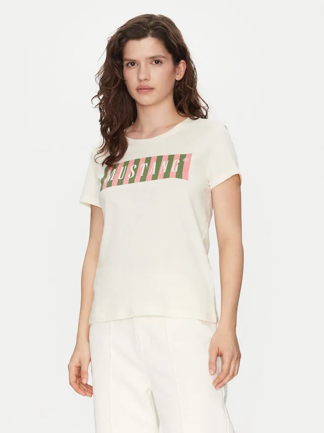 T-Shirt · Εκρού